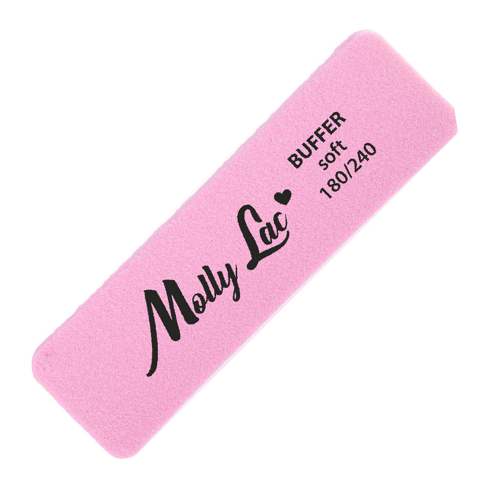Buffer kynsiviila MollyLac 180/240 grit pinkk