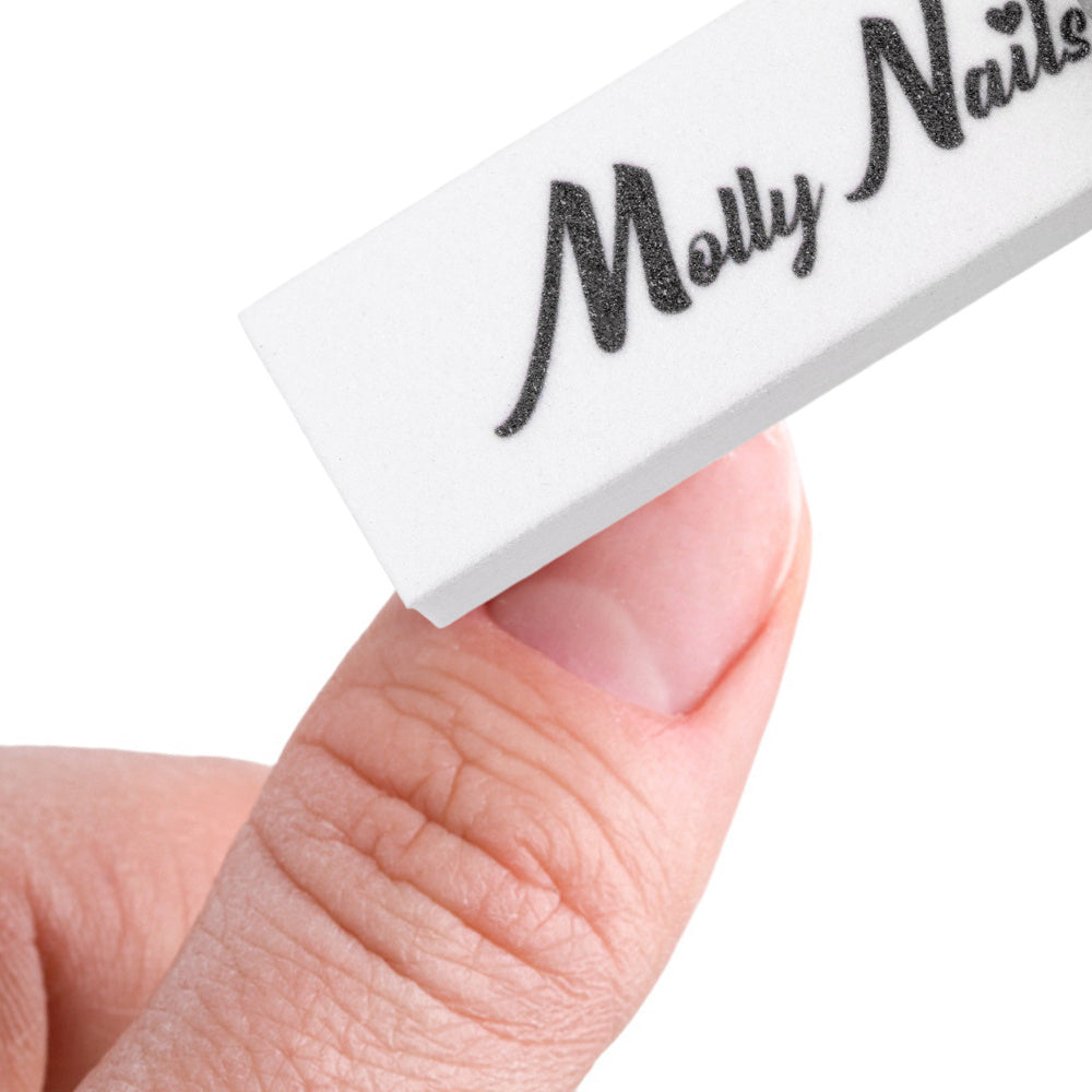 MollyNails Mini Buffer 100/180 grit kynsibufferi rakennekynsien viimeistelyyn