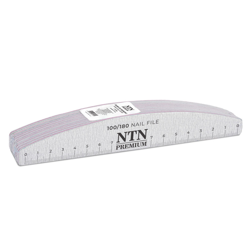 NTN Premium 100/180 grit seepra-veneviilat viivoittimella 10 kappaleen pakkauksessa