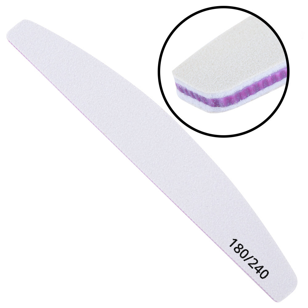 Lähikuva kaksikarkeuksisesta kynsiviilasta: 180/240 – muotoiluun ja kevyeseen viimeistelyyn