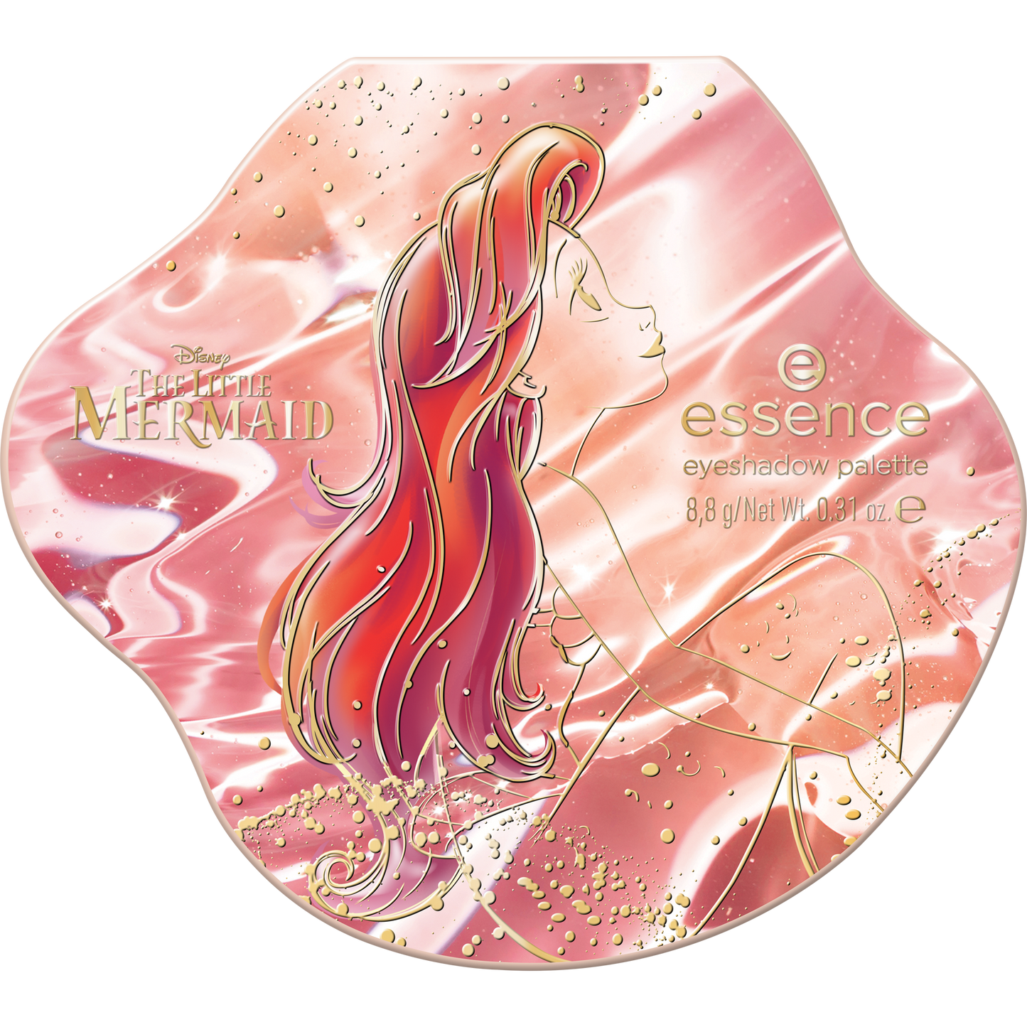 essence Disney THE LITTLE MERMAID eyeshadow palette luomiväripaletti - Dreaming Of Another World kiinni