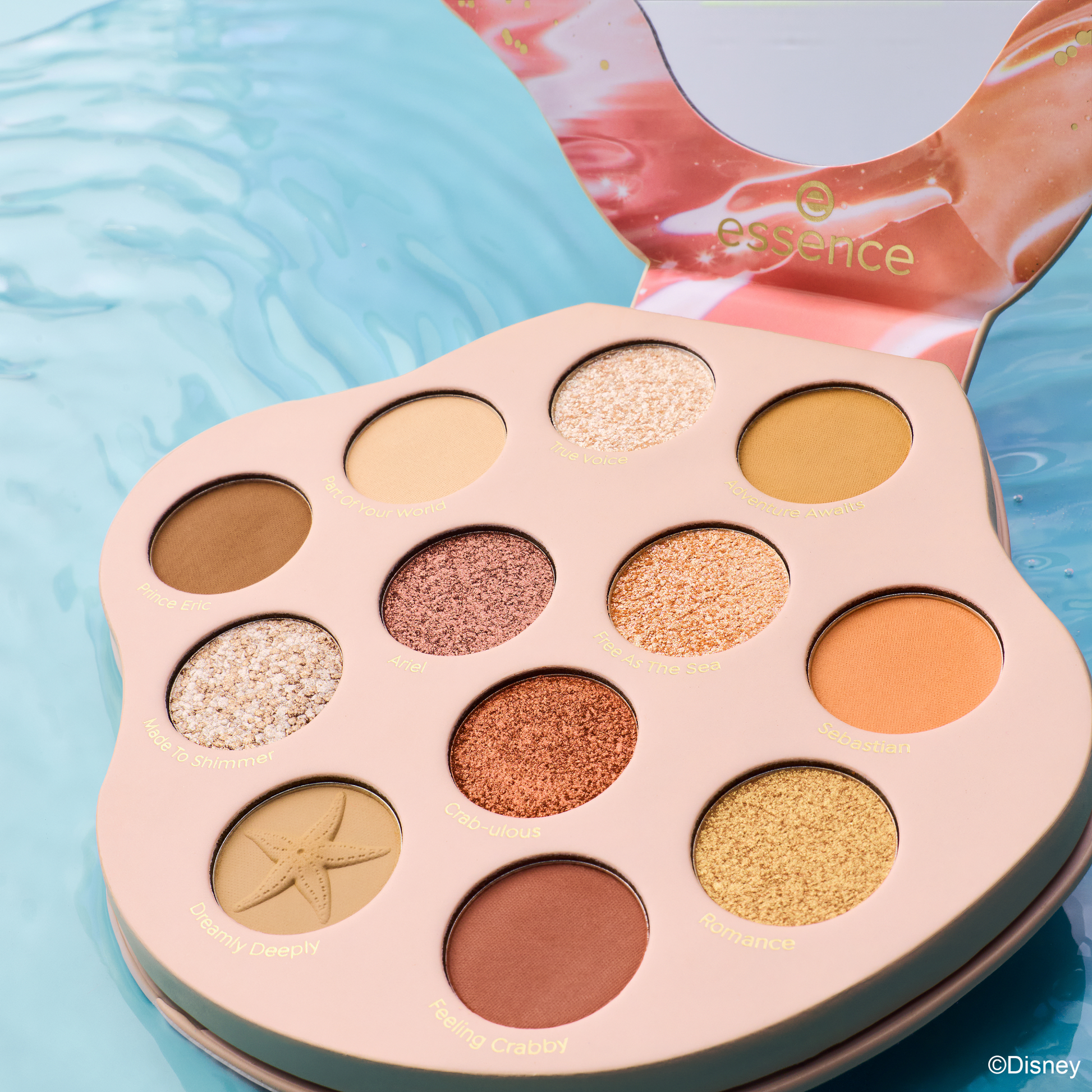 essence Disney THE LITTLE MERMAID eyeshadow palette luomiväripaletti - Dreaming Of Another World