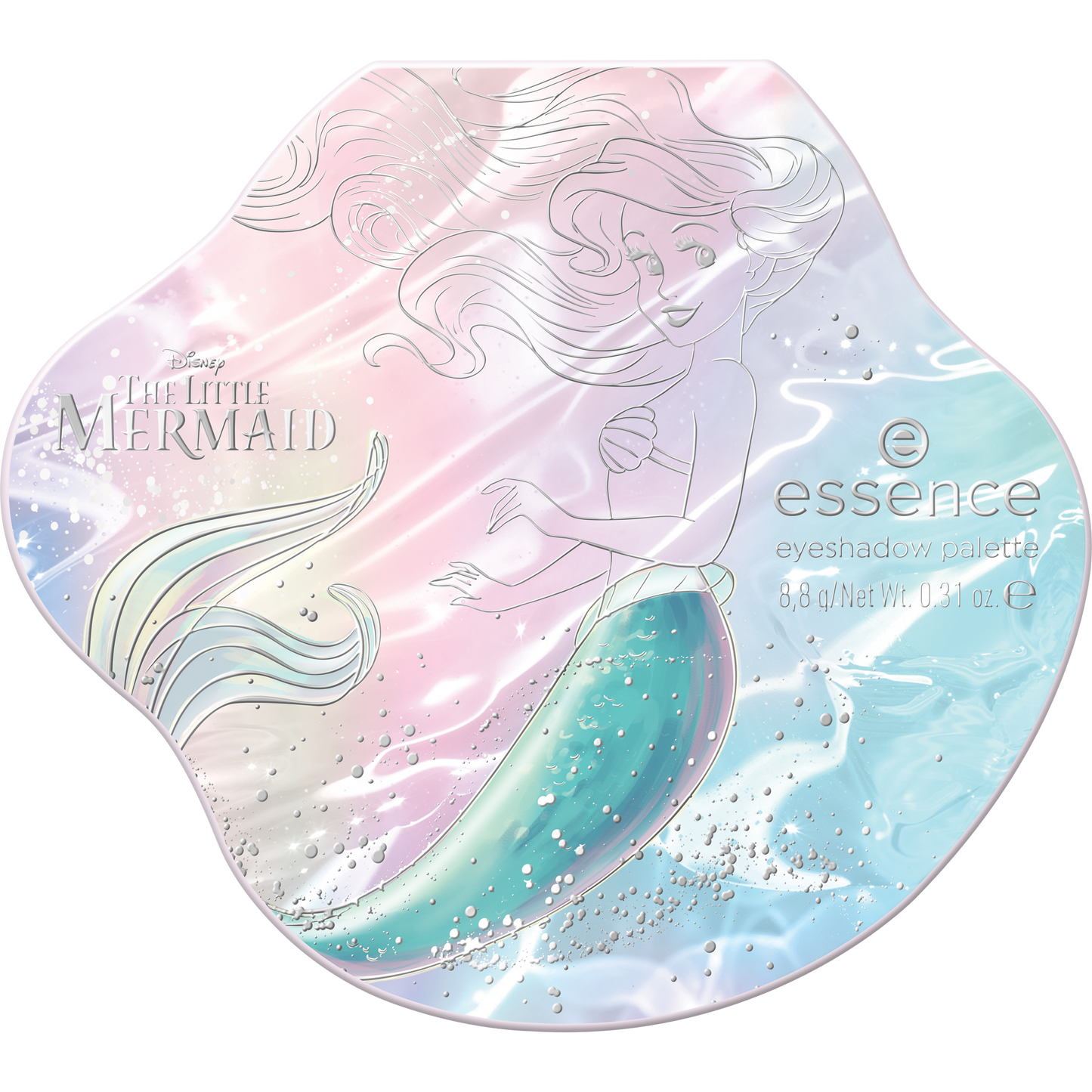 essence Disney THE LITTLE MERMAID eyeshadow palette luomiväripaletti - Mermaids Have More Fun edestä