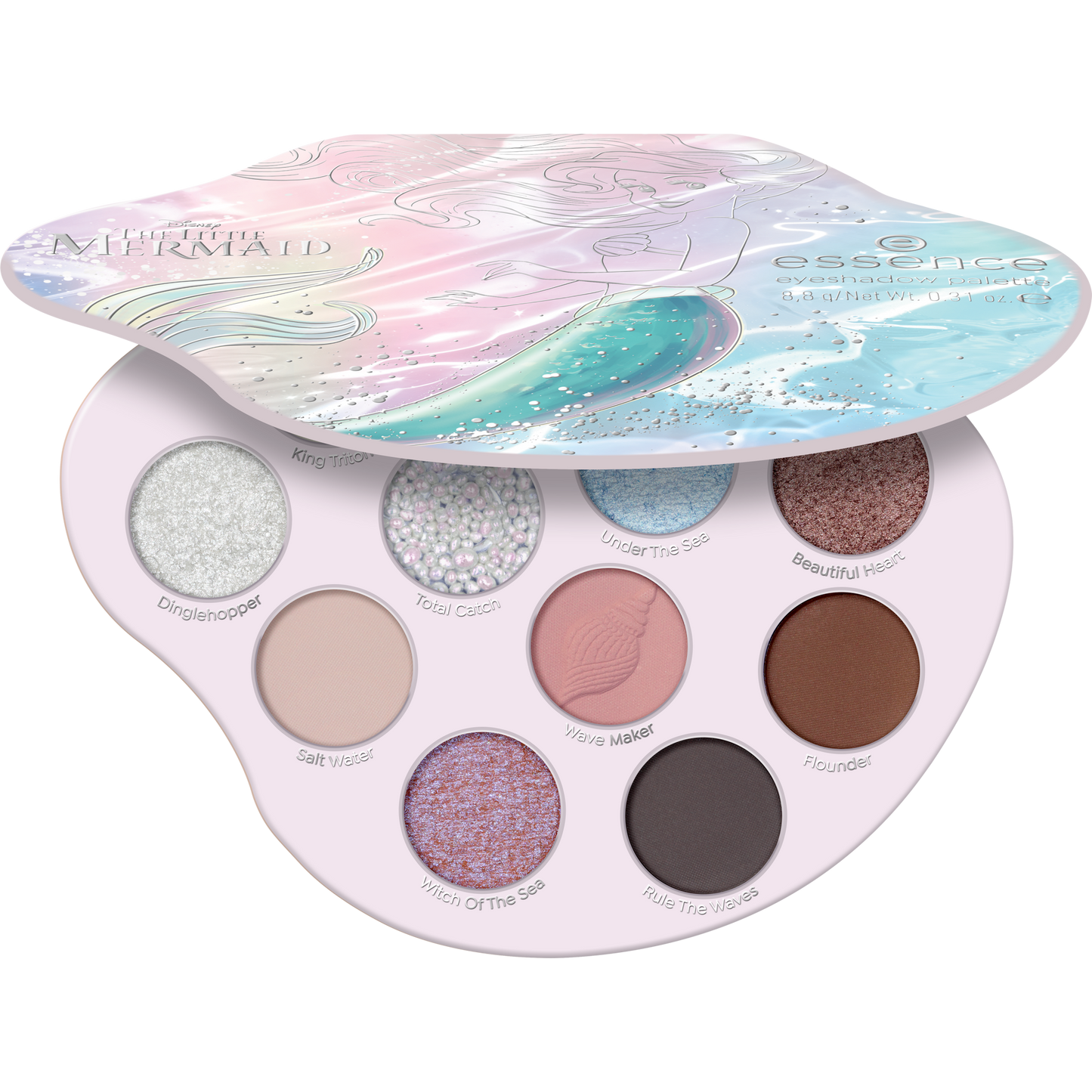 essence Disney THE LITTLE MERMAID eyeshadow palette luomiväripaletti - Mermaids Have More Fun kiinni