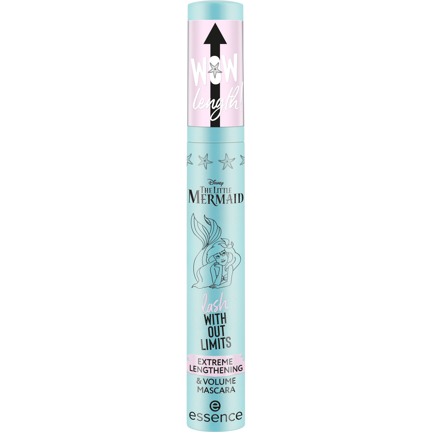 essence Disney THE LITTLE MERMAID lash WITHOUT LIMITS EXTREME LENGTHENING & VOLUME MASCARA ripsiväri - I Sea You kuva