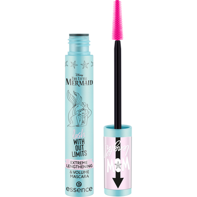 essence Disney THE LITTLE MERMAID lash WITHOUT LIMITS EXTREME LENGTHENING & VOLUME MASCARA ripsiväri - I Sea You