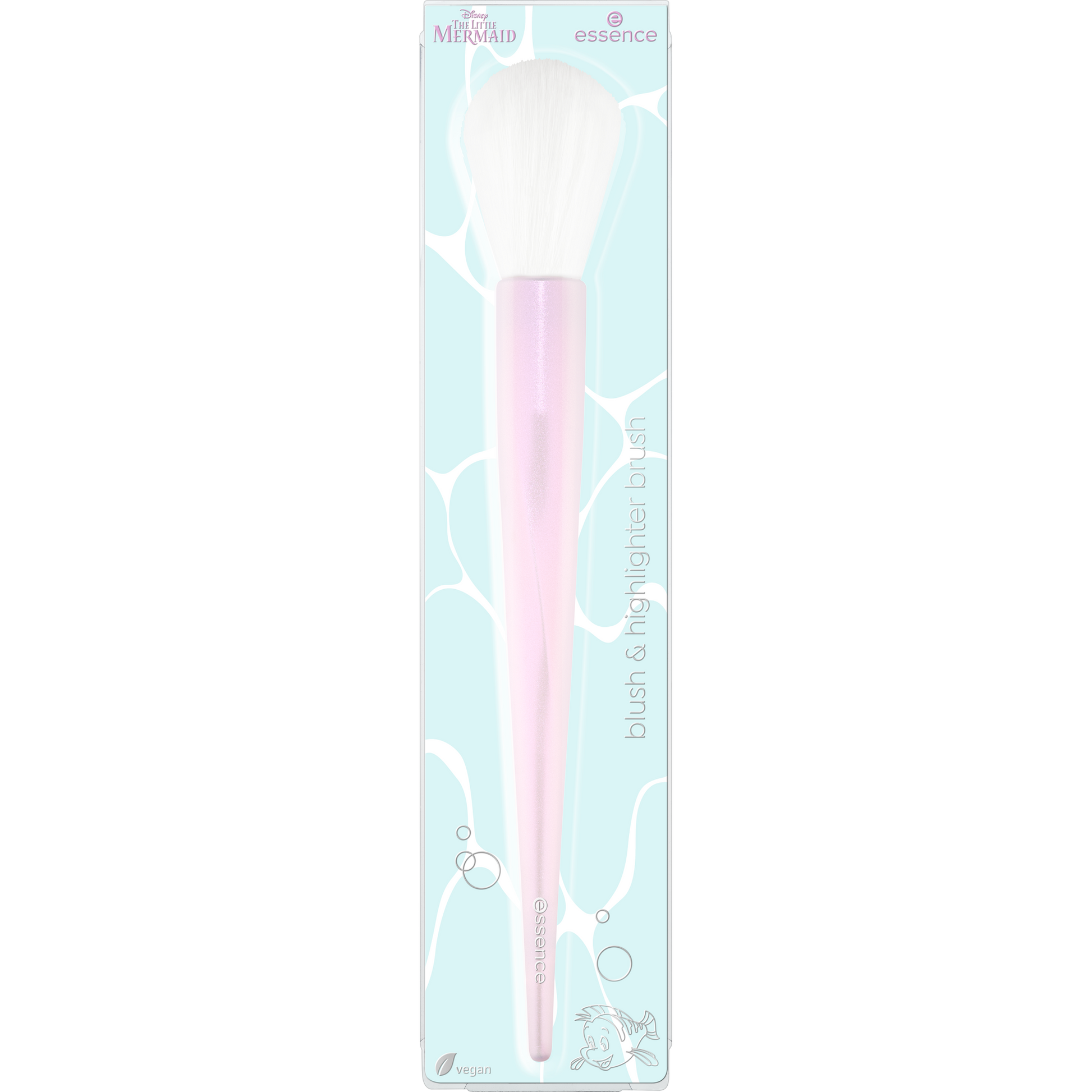 essence Disney THE LITTLE MERMAID blush & highlighter brush poskipuna- ja korotussivellin - Makin' Waves
