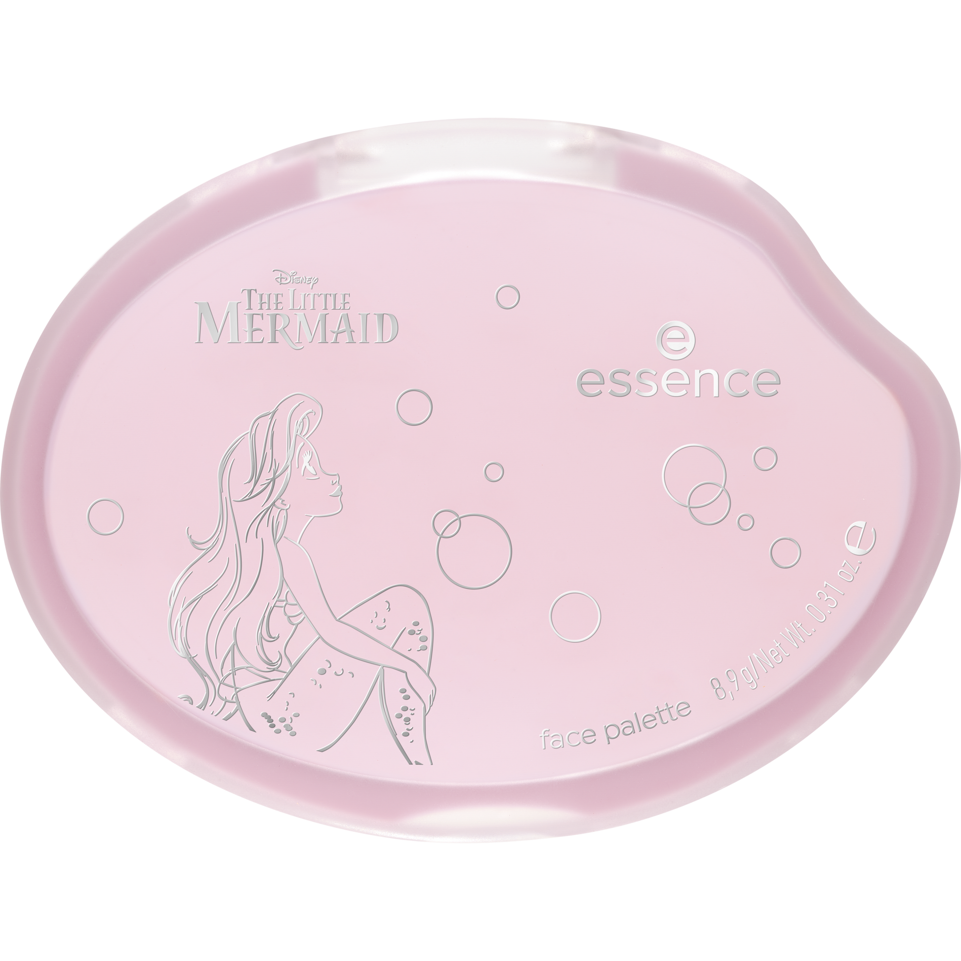 essence Disney THE LITTLE MERMAID face palette kasvopaletti - The World Is My Oyster kiinni