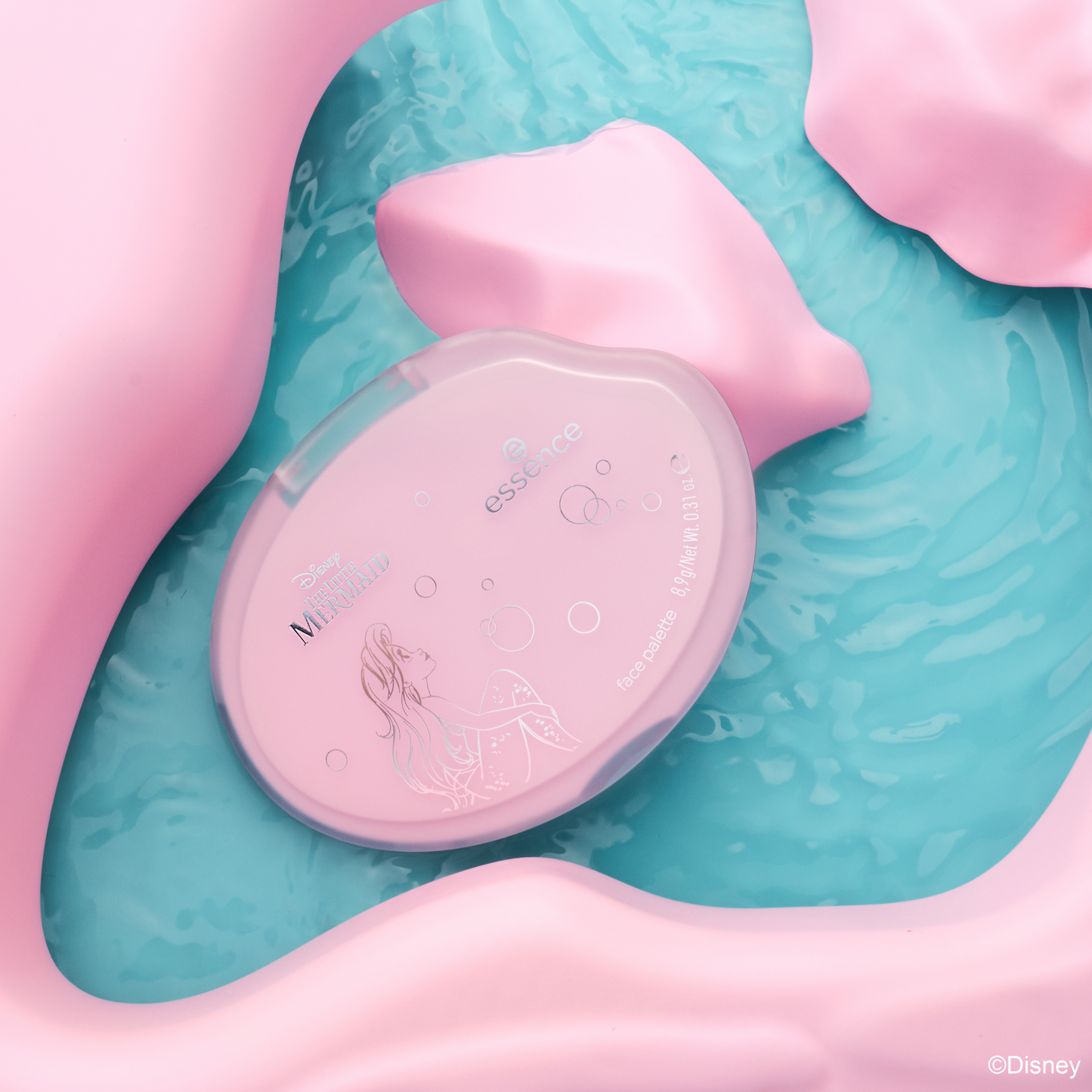 essence Disney THE LITTLE MERMAID face palette kasvopaletti - The World Is My Oyster kiinni