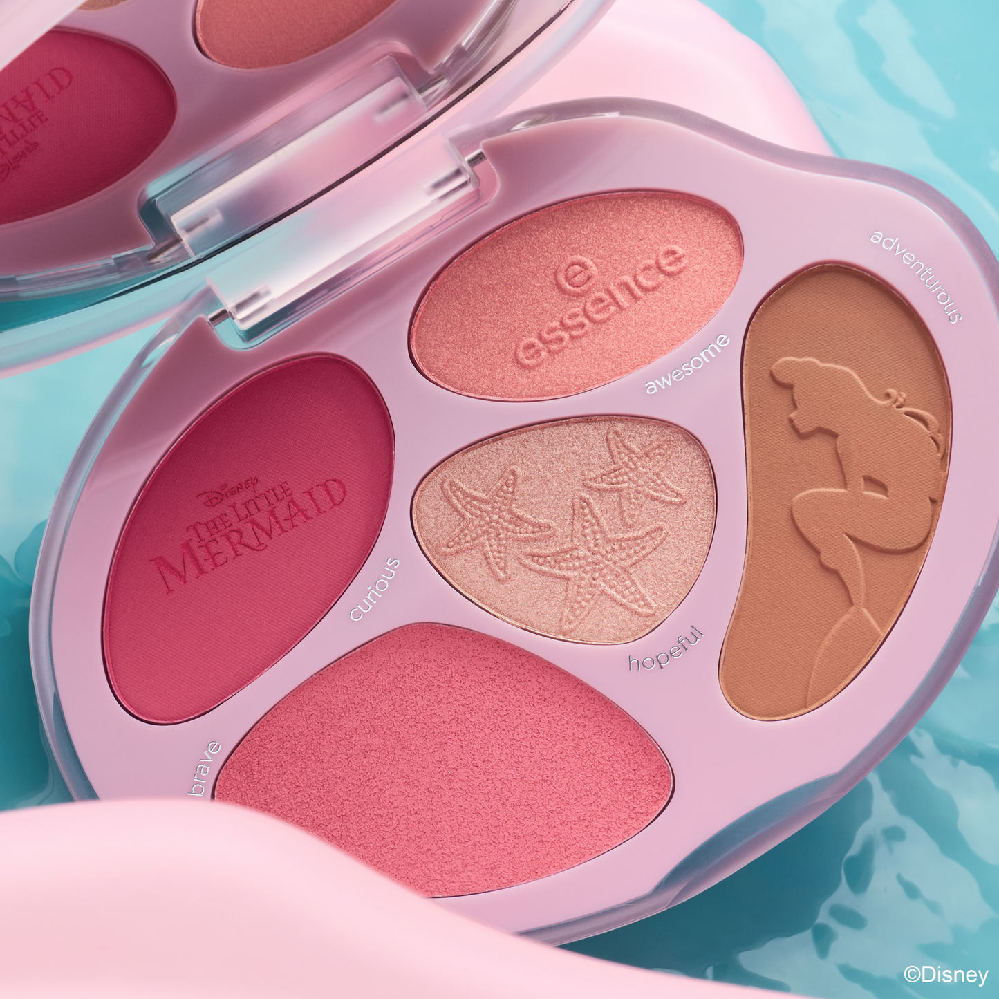 essence Disney THE LITTLE MERMAID face palette kasvopaletti - The World Is My Oyster