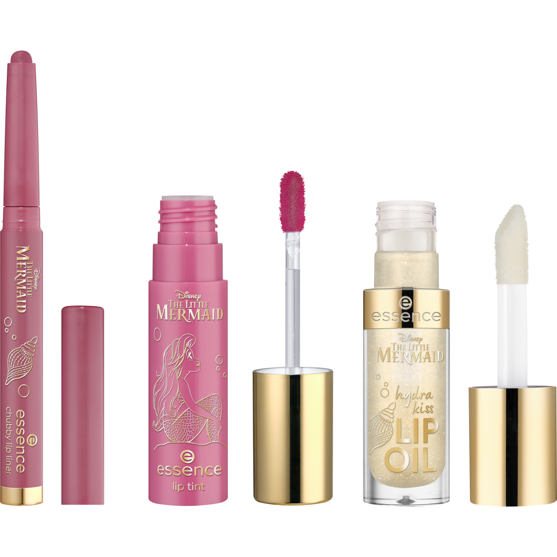 essence Disney THE LITTLE MERMAID lip combo kit huulimeikkipakkaus