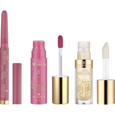 essence Disney THE LITTLE MERMAID lip combo kit huulimeikkipakkaus
