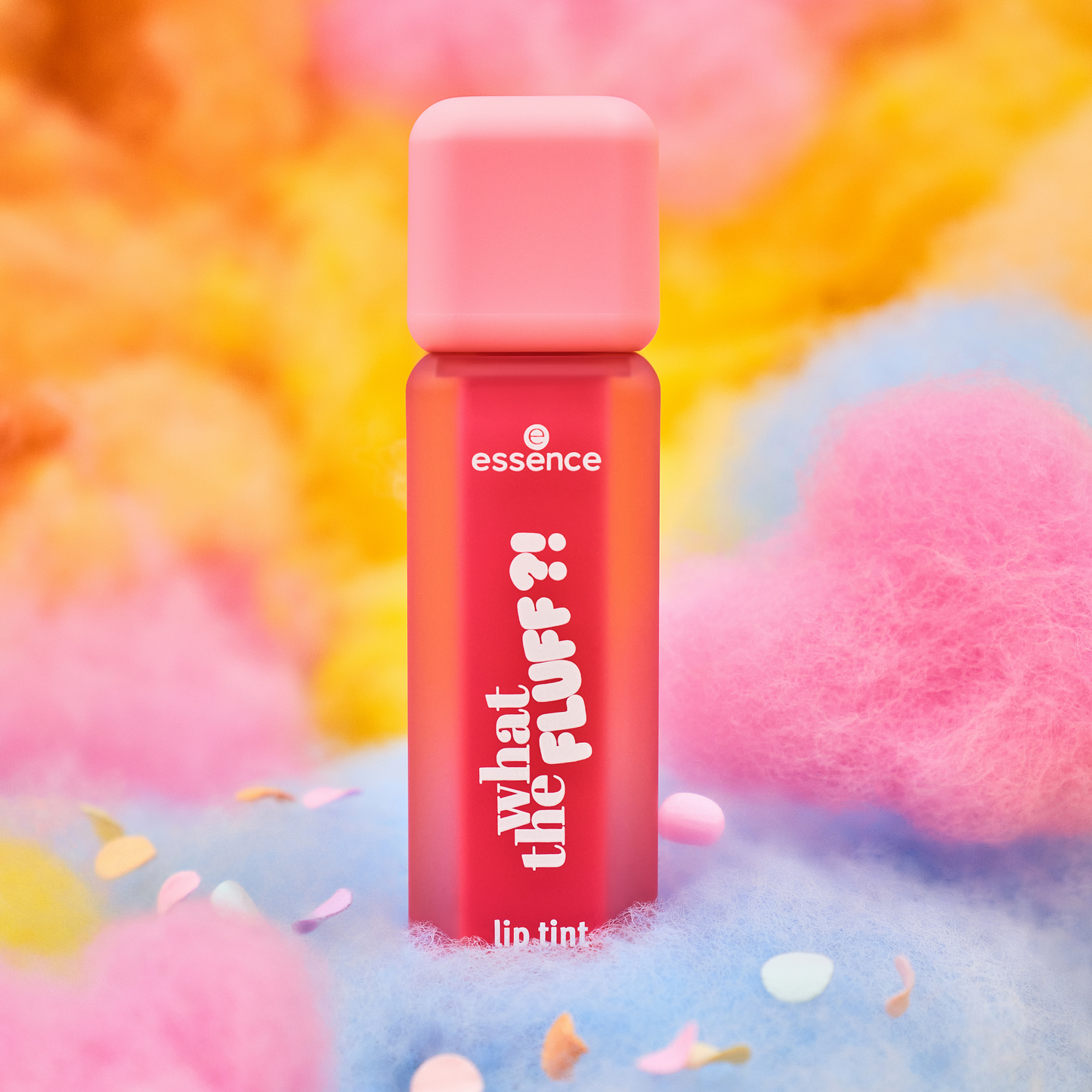essence WHAT THE FLUFF?! lip tint huuliväri - Candy-Stain kuvituskuva tuotteesta