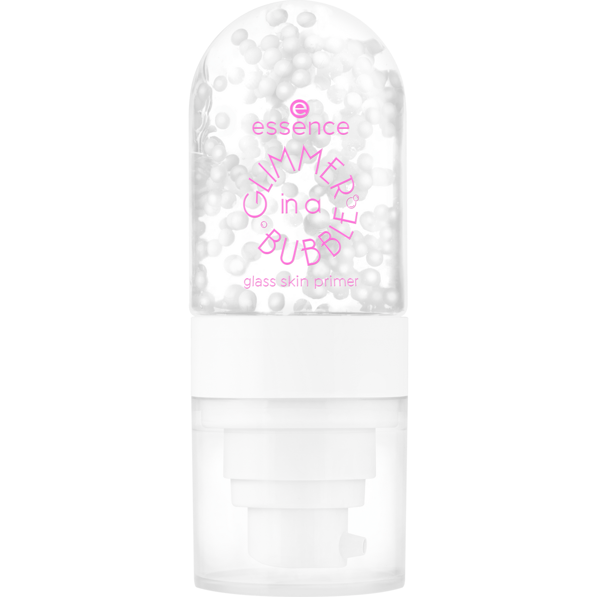 essence GLIMMER IN A BUBBLE glass skin primer 01 Bubble Glaze 35 ml