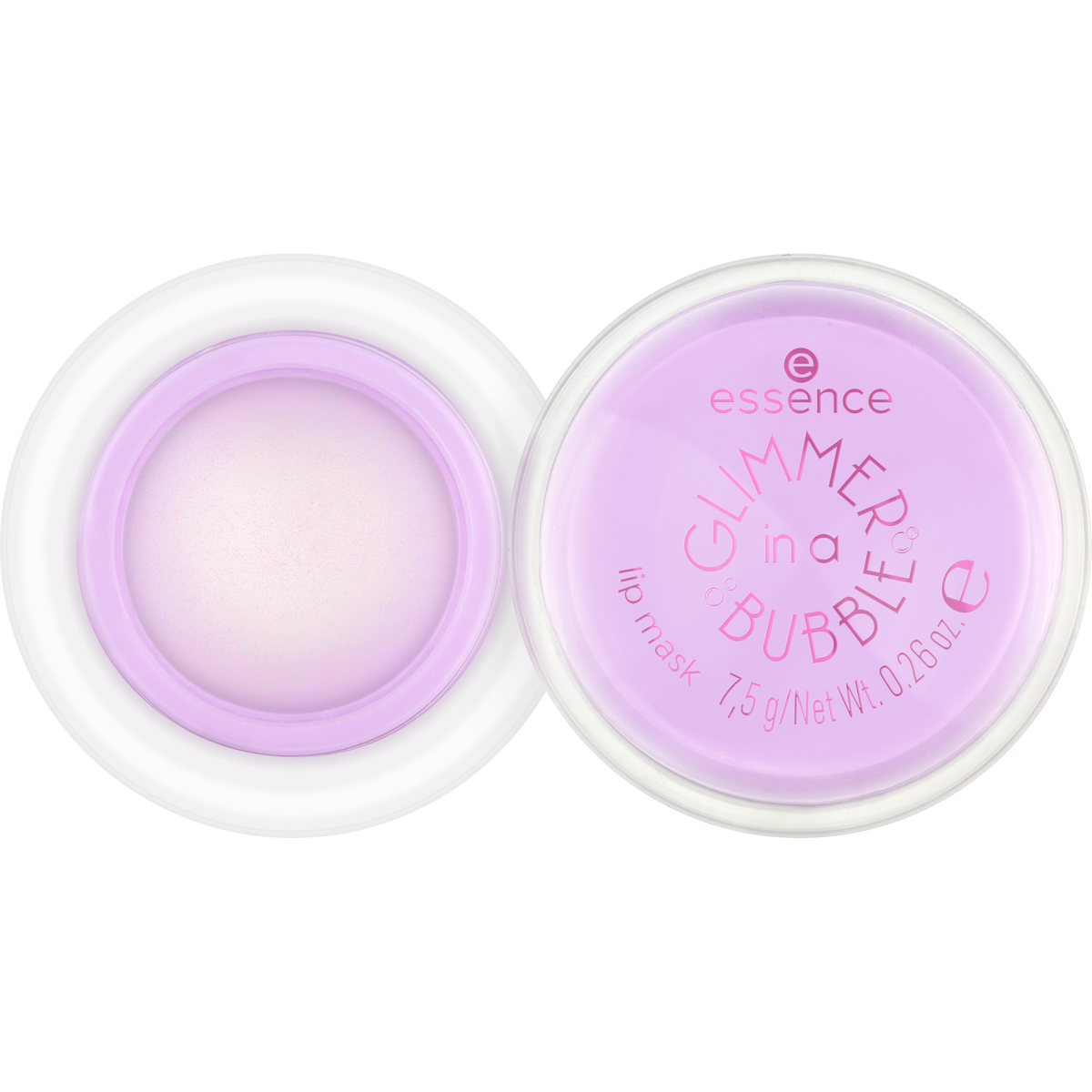 essence GLIMMER IN A BUBBLE lip mask 01 Kiss In A Bubble 7,5 g