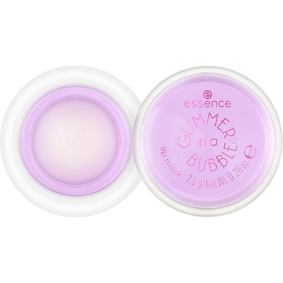 essence GLIMMER IN A BUBBLE lip mask 01 Kiss In A Bubble 7,5 g