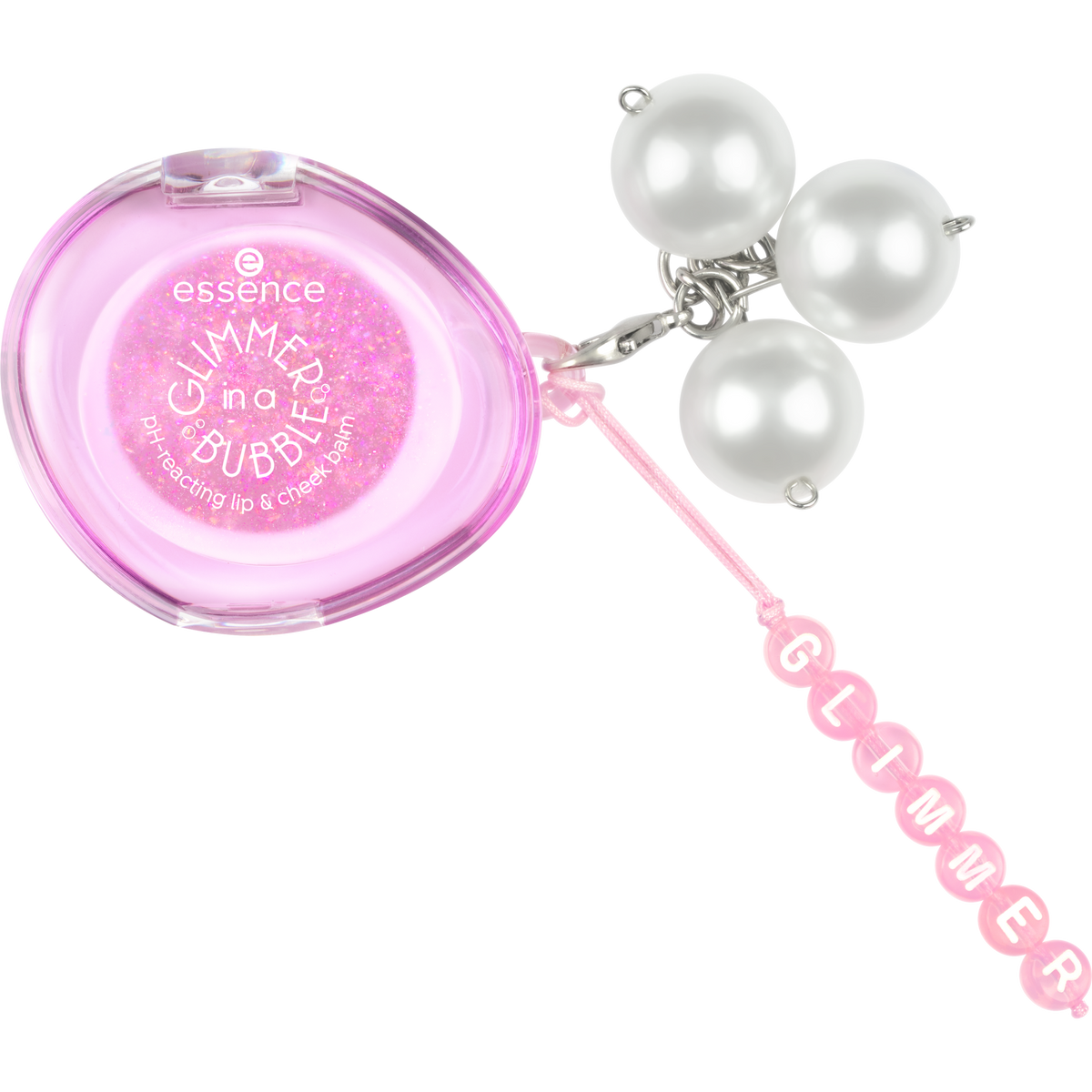 essence GLIMMER IN A BUBBLE pH-reacting lip & cheek balm 01 Soft Glimmerin' 2,4 g