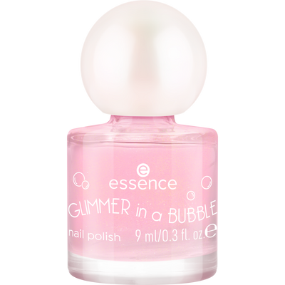 essence GLIMMER IN A BUBBLE nail polish 01 Glaze In A Haze 9 ml