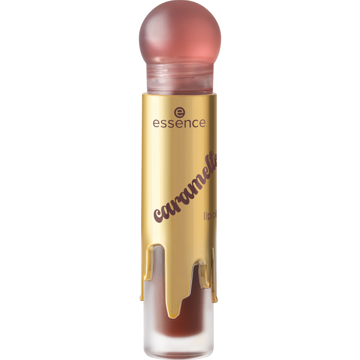 essence Drippin’ In Caramel nude huuliöljy applikaattorilla