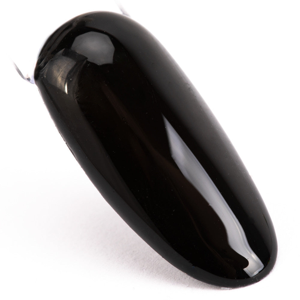 Päällysgeelilakka No Wipe MollyLac Doctor Top kynsillä – erittäin kiiltävä, sileä ja kestävä suoja mustan värilakan päällä