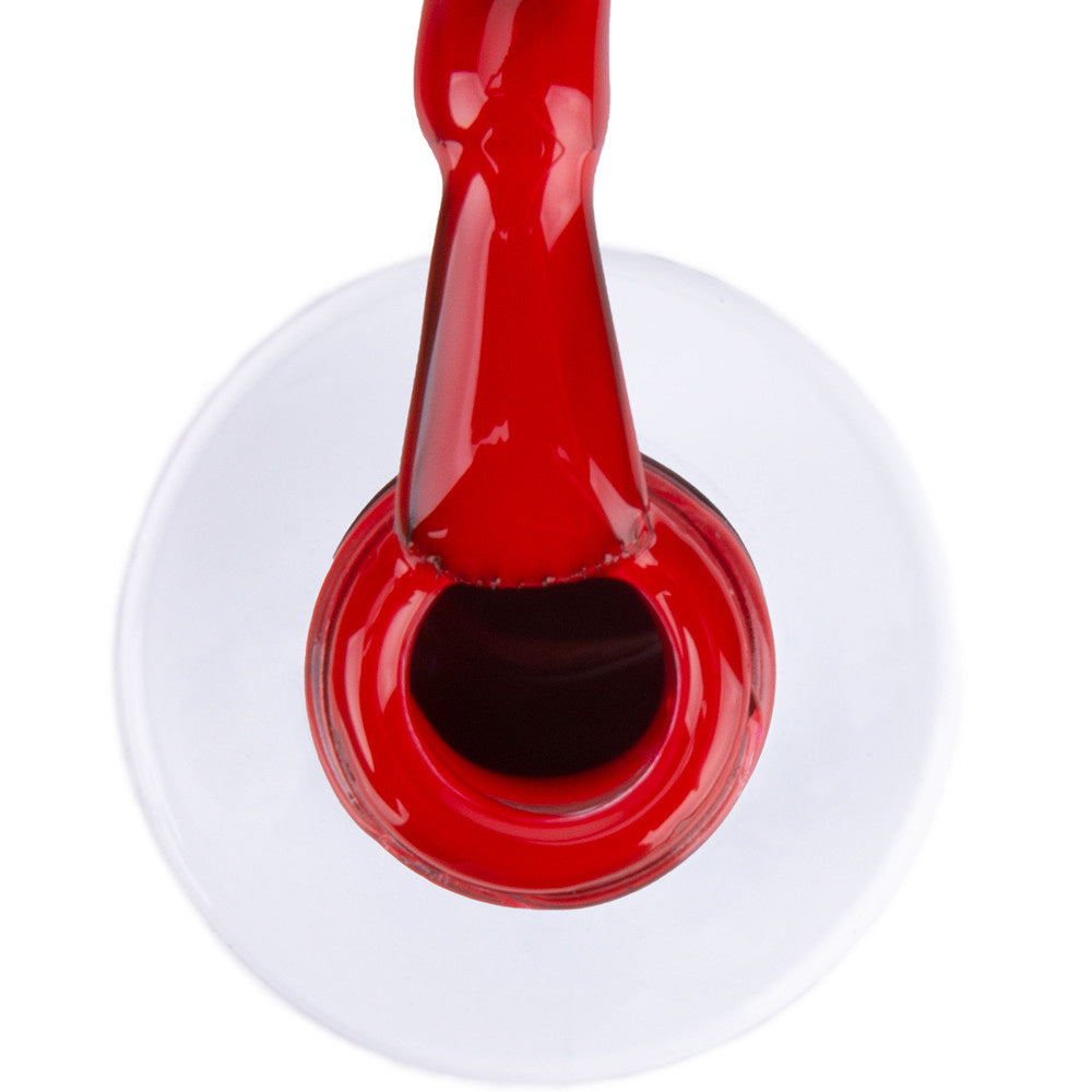 AlleLac R3 Radiant Red punainen geelilakka 6 g, kiiltävä geelilakkakoostumus siveltimessä.