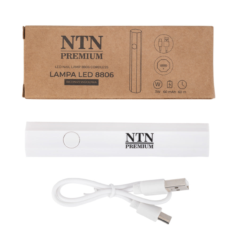 kompakti 3W LED valo geeleille ja geelilakalle tarkkaan yksittäisen kynnen kovetukseen, pakkaus ja valo