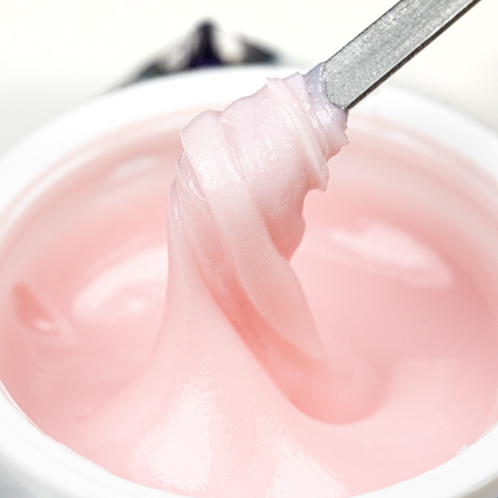 Acrylgel Milky Peach HEMA-vapaa polygeeli – paksu ja muotoiltava akryyligeelimassa lastalla