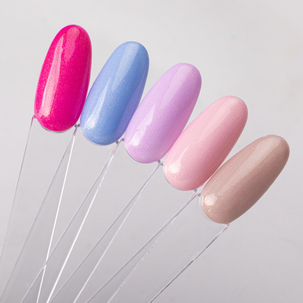 allelac top glam shine sävyssä peridot eri sävyillä