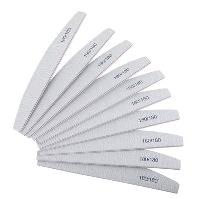 Kynsiviila 180/180 grit – 10 kpl säästöpakkaus luonnon- ja rakennekynsien muotoiluun monipakkaus