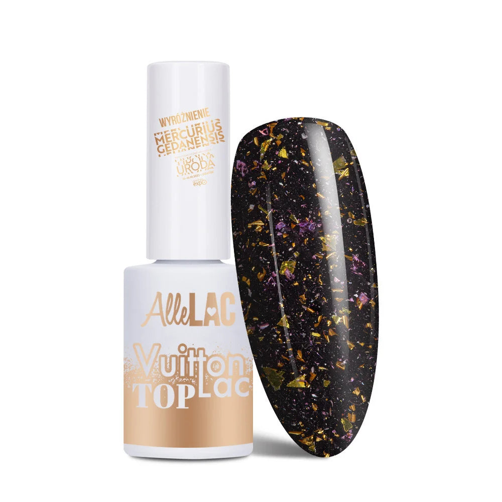 Vuitton Top Lac AlleLac No Wipe päällysgeelilakka 5g - Gold