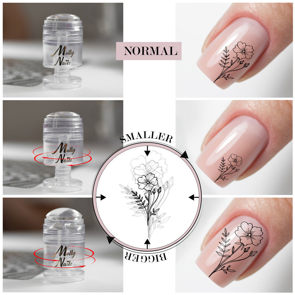 molly nails kynsileimasin setti säädettävä