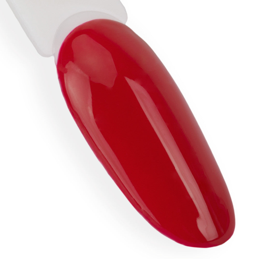 Geelilakka Molly Nails sävyssä 5 Fire Red tipillä