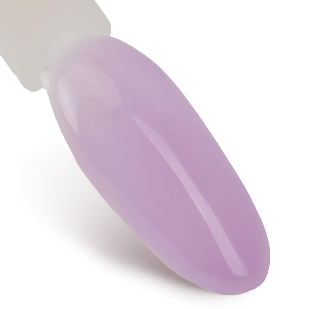 NTN Premium Rubber Base Business Line 1 vaalea violetti sävy kynsitipillä lähikuvassa