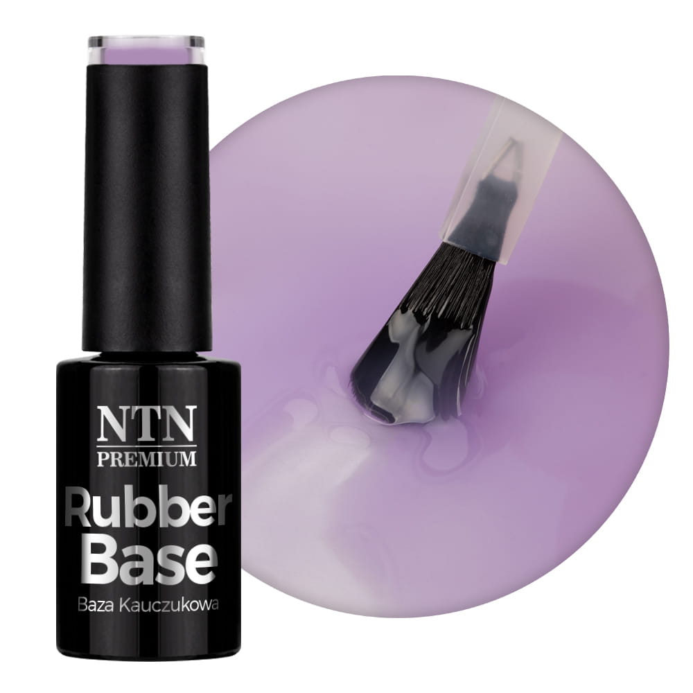 NTN Premium Rubber Base Business Line 1 5 g pullo ja maitomainen laventelinliila geelikoostumus