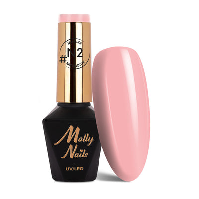Molly Nails geelilakka N2 8 g vaaleanpunainen