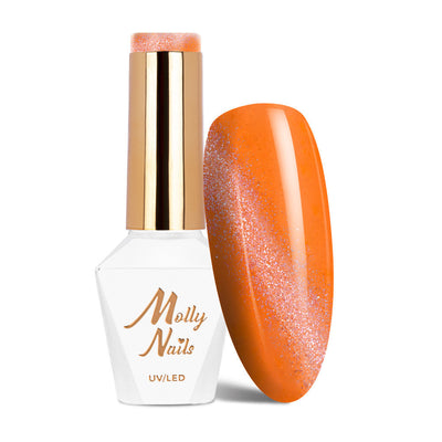 Molly Nails Neon Flashy Cat Eye geelilakka 171 neonoranssi 8 g