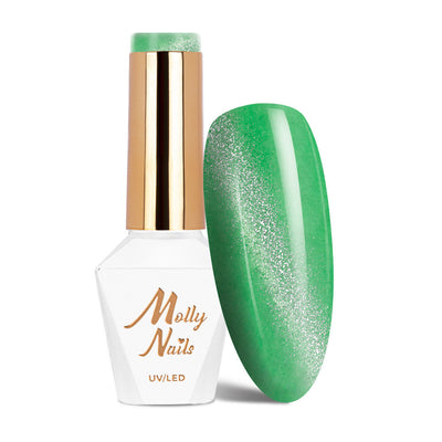 Molly Nails Neon Flashy Cat Eye geelilakka 177 neonvihreä 8 g