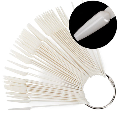 väriviuhka lakoille 50 kpl ballerina natural sävykartta geelilakkojen esittelyyn