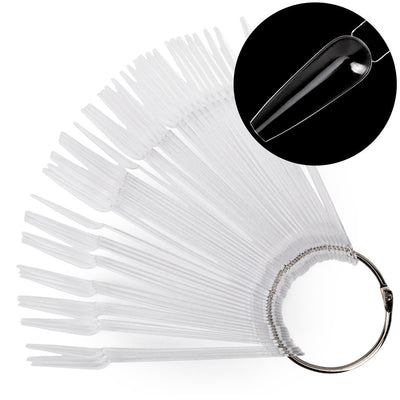 väriviuhka lakoille 50 kpl ballerina kirkas sävykartta geelilakkojen esittelyyn