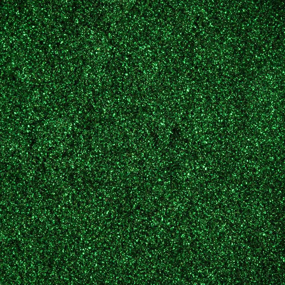 AlleLac Glass Effect Green No. 9 – hienojakoinen, kimaltava smaragdinvihreä kynsien efektipuuteri lähikuvassa