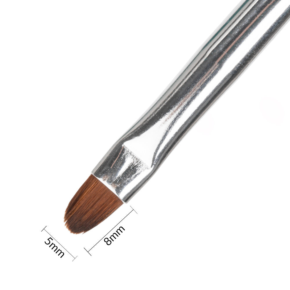 NTN Premium 8 mm geelisivellin lähikuva, pyöristetty kärki rakennegeelin hallittuun muotoiluun kynsiuuni-kovetuksessa