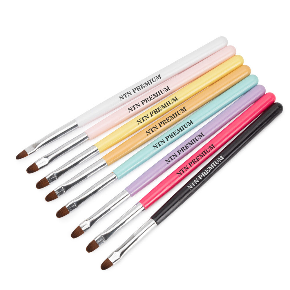 NTN Premium geelisivellin setti 8 kpl 8 mm, rakennegeelin tarkkaan levitykseen kynsiuuni-käytössä