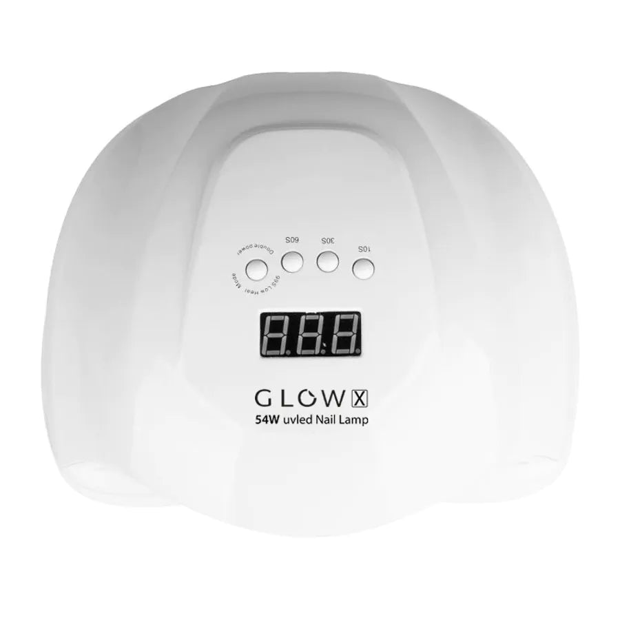 Glow X 54W ammattikäyttöön sopiva UV LED kynsiuuni 24 LED valolla ja Low Heat Mode toiminnolla
