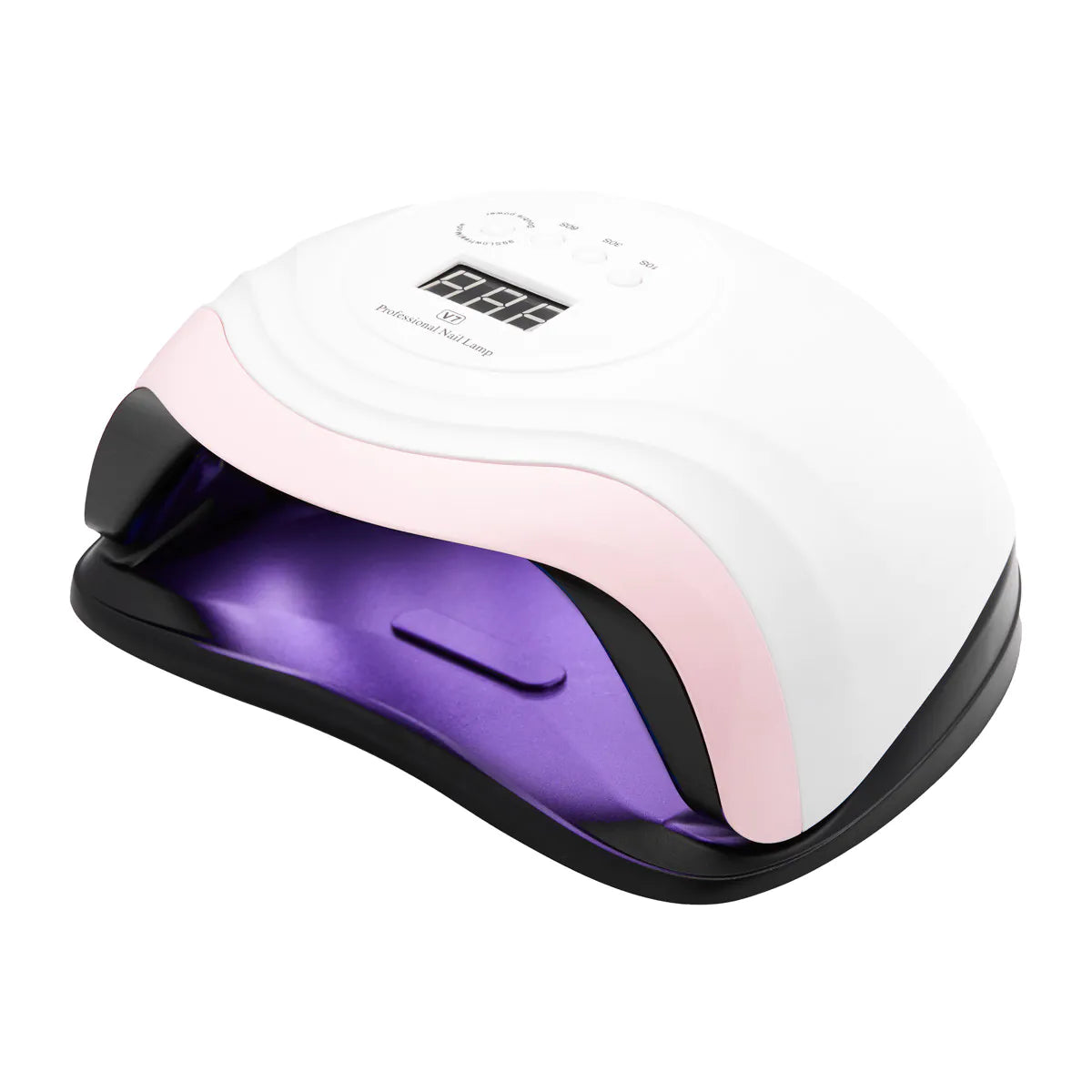 Glow V7 168 W UV LED kynsiuuni valkoinen ja vaaleanpunainen