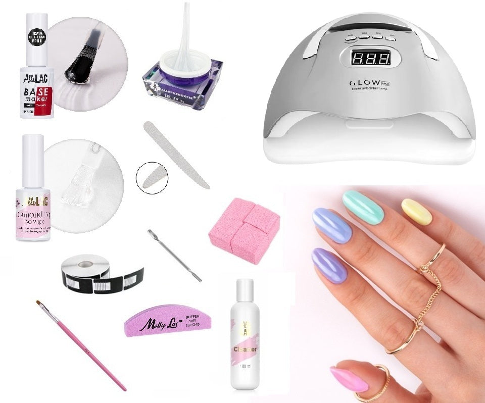 Geelikynnet aloituspakkaus kynsiuunilla